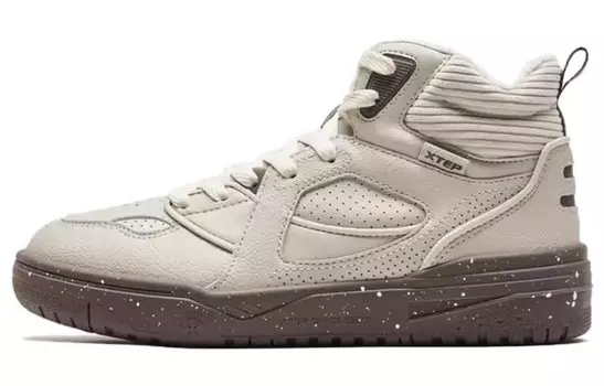 Кроссовки XTEP Skateboarding Shoes Women's High-top Mica Gray, цвет Mica Gray