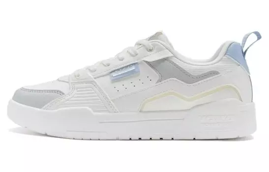 Кроссовки XTEP Skateboarding Shoes Women's Low-top White/Gray, белый/серый
