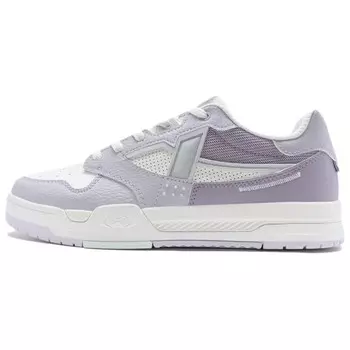 Кроссовки XTEP Skateboarding Shoes Women's Low-top Lilac Purple/White, сиреневый/фиолетовый/белый