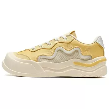 Кроссовки XTEP Skateboarding Shoes Women's Low-top Yellow, желтый