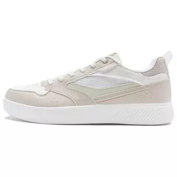 Кроссовки XTEP Skateboarding Shoes Women's Low-top Chalk White, белый