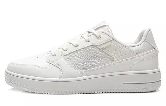 Кроссовки XTEP Skateboarding Shoes Women's Low-top Sail White, белый