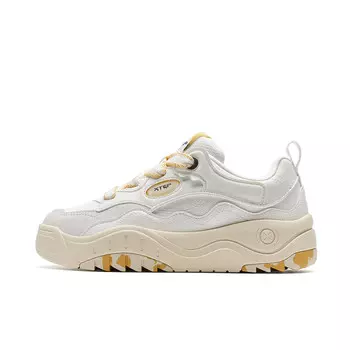 Кроссовки XTEP Skateboarding Shoes Women's Low-top Sail White, белый