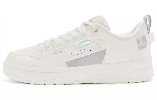 Кроссовки XTEP Skateboarding Shoes Women's Low-top, белый/серый