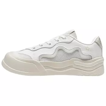 Кроссовки XTEP Skateboarding Shoes Women's Low-top White, белый