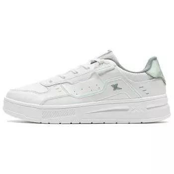 Кроссовки XTEP Skateboarding Shoes Women's Low-top Sail White/cat"s Eye Gray, белый