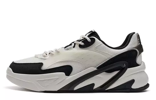 Кроссовки XTEP Skateboarding Shoes Women's Low-top White Sand Gray/black, белый