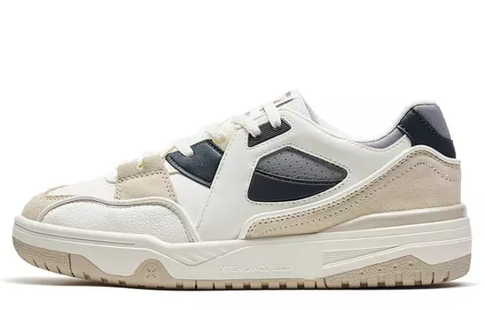 Кроссовки XTEP Skateboarding Shoes Women's Low-top White, белый