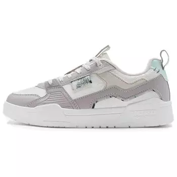 Кроссовки XTEP Skateboarding Shoes Women's Low-top Lilac Purple/White, сиреневый/фиолетовый/белый