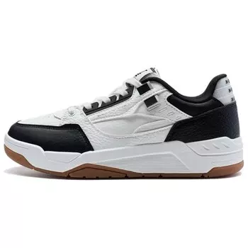 Кроссовки XTEP Skateboarding Shoes Women's Low-top White/Black, белый/черный