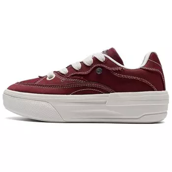 Кроссовки XTEP Skateboarding Shoes Women's Low-top Red, красный