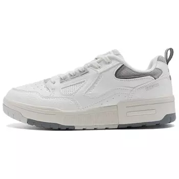 Кроссовки XTEP Skateboarding Shoes Women's Low-top White/Gray, белый/серый