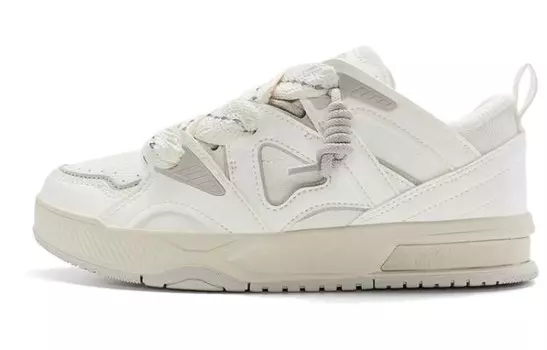 Кроссовки XTEP Skateboarding Shoes Women's Low-top White, белый