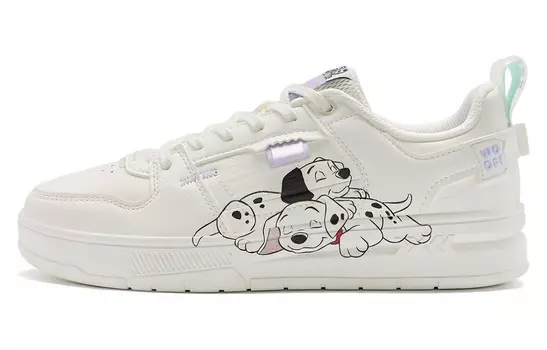 Кроссовки XTEP Skateboarding Shoes Women's Low-top White, белый