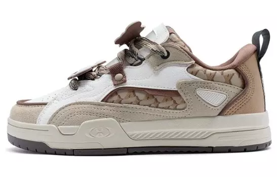 Кроссовки XTEP Skateboarding Shoes Women's Low-top Dark Gray, темно-серый