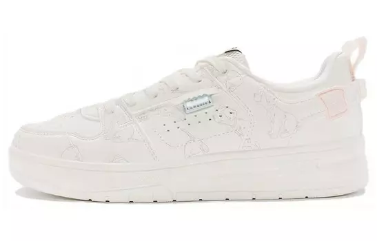 Кроссовки XTEP Skateboarding Shoes Women's Low-top White, белый