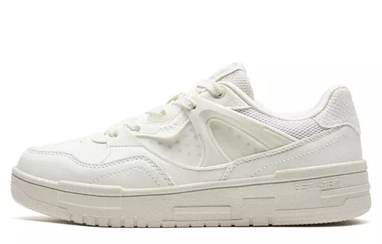 Кроссовки XTEP Skateboarding Shoes Women's Low-top Sail White, белый