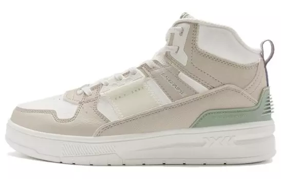 Кроссовки XTEP Skateboarding Shoes Women's Mid-top, белый