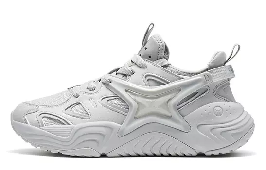 Кроссовки XTEP Star-X Chunky Sneakers Men Low-top Moon Lime / Smoke Ash, цвет Moon lime / smoke ash