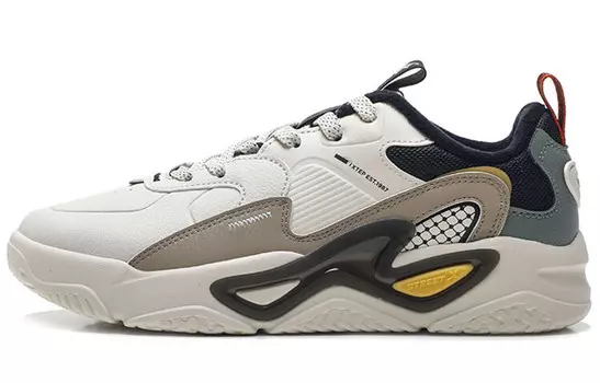 Кроссовки XTEP Undercurrent 3.0 Lifestyle Shoes Men Low-top Black, белый