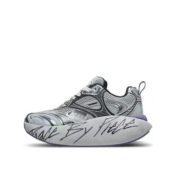 Кроссовки xVESSEL Lifestyle Shoes Unisex Low-top Purple Gray, белый/черный