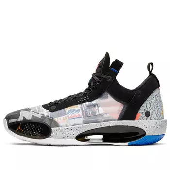 Кроссовки xxxiv с низким принтом Air Jordan, черный