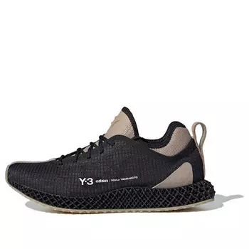 Кроссовки y-3 runner 4d 'black sesame' Adidas, черный
