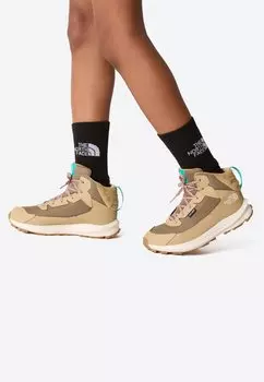 Кроссовки Y FASTPACK HIKER MID WP The North Face, цвет khaki stone geyser aqua
