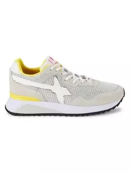 Кроссовки Yak-M с цветными блоками W6Yz, белый