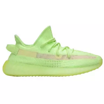Кроссовки Adidas Yeezy Boost 350 V2 GID Glow, зеленый