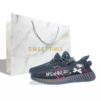 Кроссовки Yeezy Boost 350 V2 Lifestyle унисекс с низким верхом, белый/розовый Adidas Originals