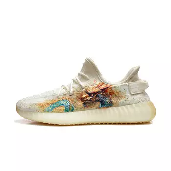 Кроссовки Yeezy Boost 350 V2 Lifestyle унисекс с низким верхом бежевого цвета Adidas Originals