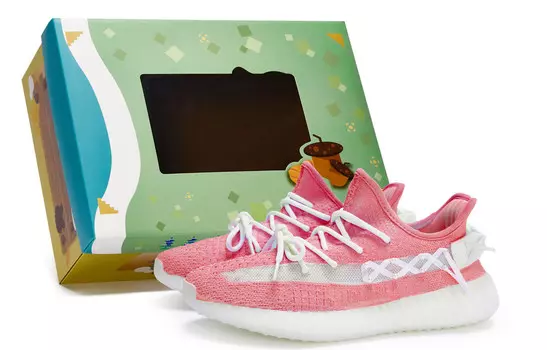 Кроссовки Yeezy Boost 350 V2 Lifestyle унисекс с низким верхом белый/красный Adidas Originals