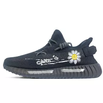 Кроссовки Yeezy Boost 350 V2 Lifestyle унисекс с низким верхом, белый/желтый Adidas Originals
