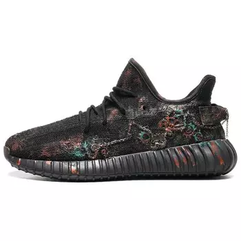 Кроссовки Yeezy Boost 350 V2 Lifestyle унисекс с низким верхом черного цвета Adidas Originals