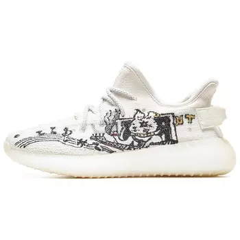 Кроссовки Yeezy Boost 350 V2 Lifestyle унисекс с низким верхом белого цвета Adidas Originals, белый