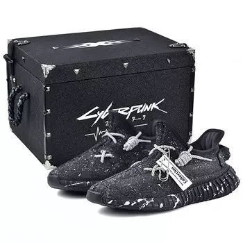 Кроссовки Yeezy Boost 350 V2 Lifestyle унисекс с низким верхом, черный/серебряный Adidas Originals