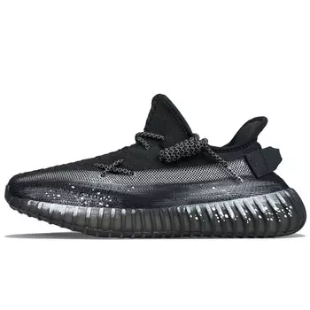 Кроссовки Yeezy Boost 350 V2 Lifestyle унисекс с низким верхом, черный/серебряный Adidas Originals