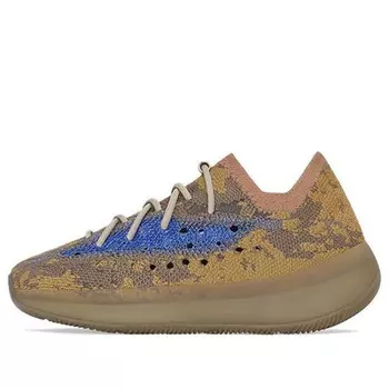 Кроссовки yeezy boost 380 kids 'blue oat non-reflective' Adidas, бежевый