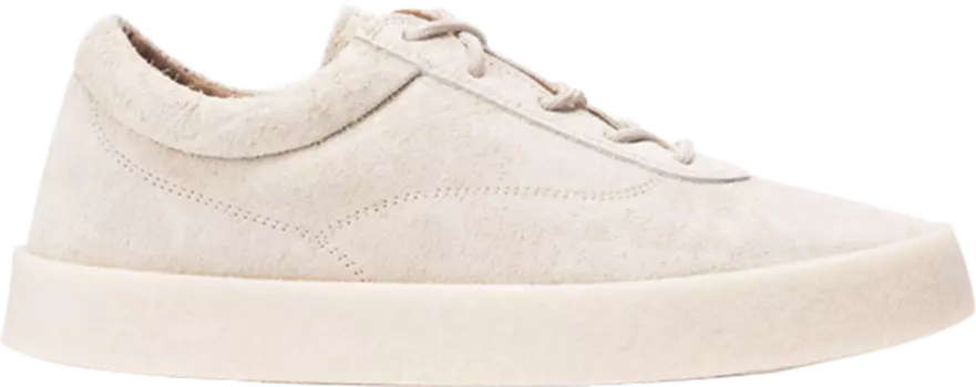 Кроссовки Yeezy Season 6 Crepe Sneaker Thick Shaggy Suede, кремовый