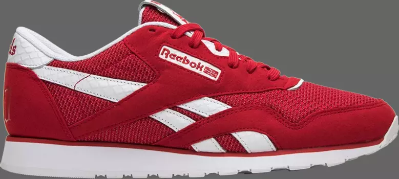 Кроссовки yg x bait x classic nylon '4hunnid' special box Reebok, красный