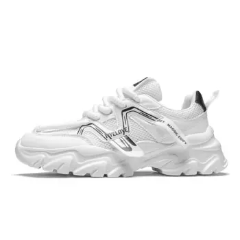 Кроссовки YIVELOVE Chunky Sneakers Men Low-top, черный