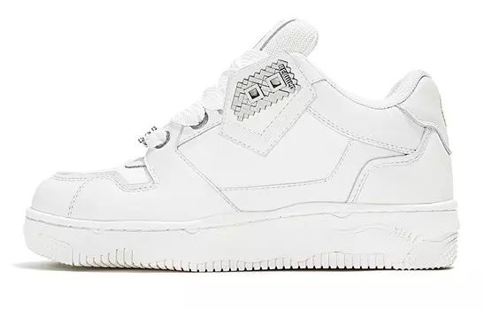 Кроссовки YJ Skateboarding Shoes Unisex Low-top, черный/белый