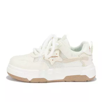 Кроссовки Yobn Uber Lifestyle Shoes Women's Low-top Beige/Khaki, бежевый