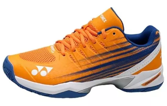 Кроссовки YONEX Power Cushion Tennis Shoes Unisex Low-top Orange-blue White, синий