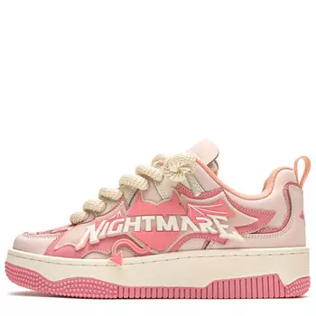 Кроссовки youthloser Skateboarding Shoes Unisex Low-top Beige/Pink, розовый