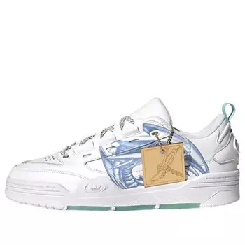 Кроссовки yu-gi-oh! x adi2000 'blue eyes white dragon' Adidas, белый