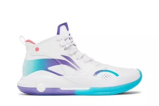 Кроссовки Yushuai 15 'White Purple Turquoise', белый