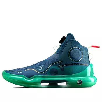 Кроссовки yushuai evolution высокие Li-Ning, зеленый