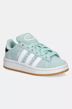 Кроссовки замшевые детские CAMPUS 00s Adidas Originals, бирюзовый